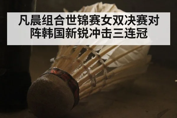 凡晨组合世锦赛女双决赛对阵韩国新锐冲击三连冠